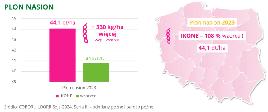 Soja IKONE Plon nasion COBORU LOORR 2024