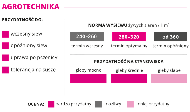 agrotechnika pszenżyto ozime Fantastico norma wysiewu